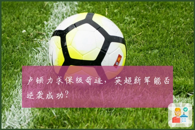 卢顿力求保级奇迹，英超新军能否逆袭成功？